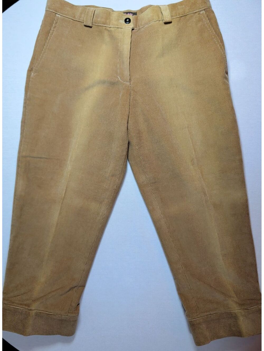 Really Wild Clothing Corduroy Cropped Breeches Knickers Tan Academia Size 10